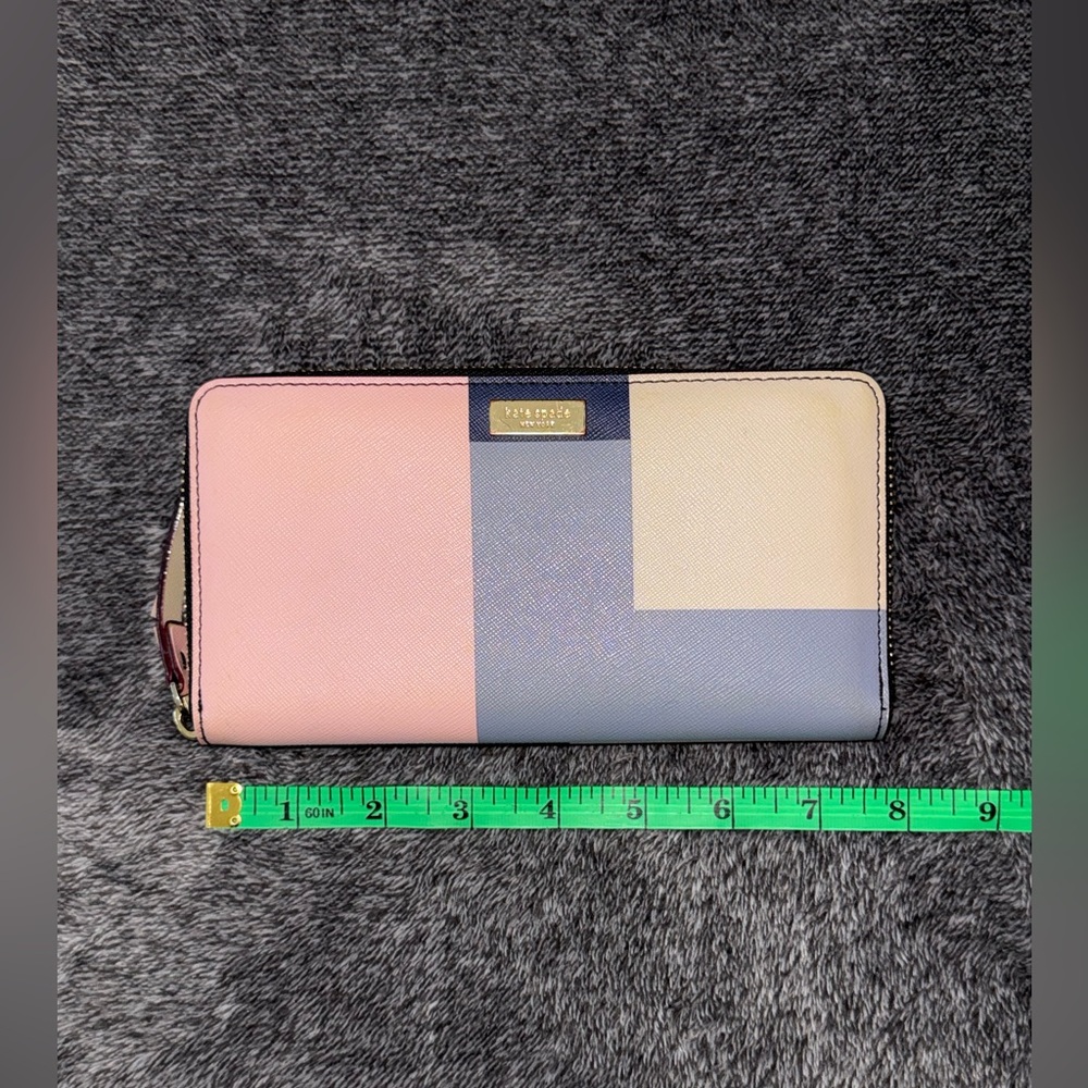 Kate Spade Pink and Blue Wallet - Picture 8 of 9